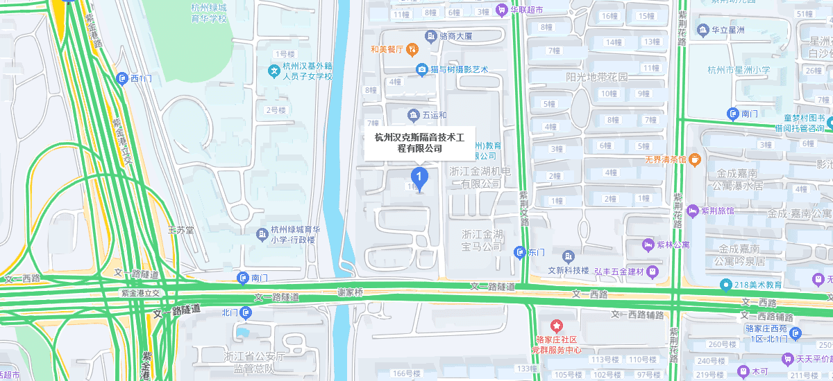 杭州漢克斯公司地圖