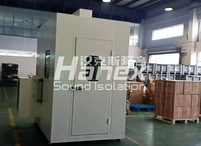 浙江中源電氣電機流水線靜音房案例